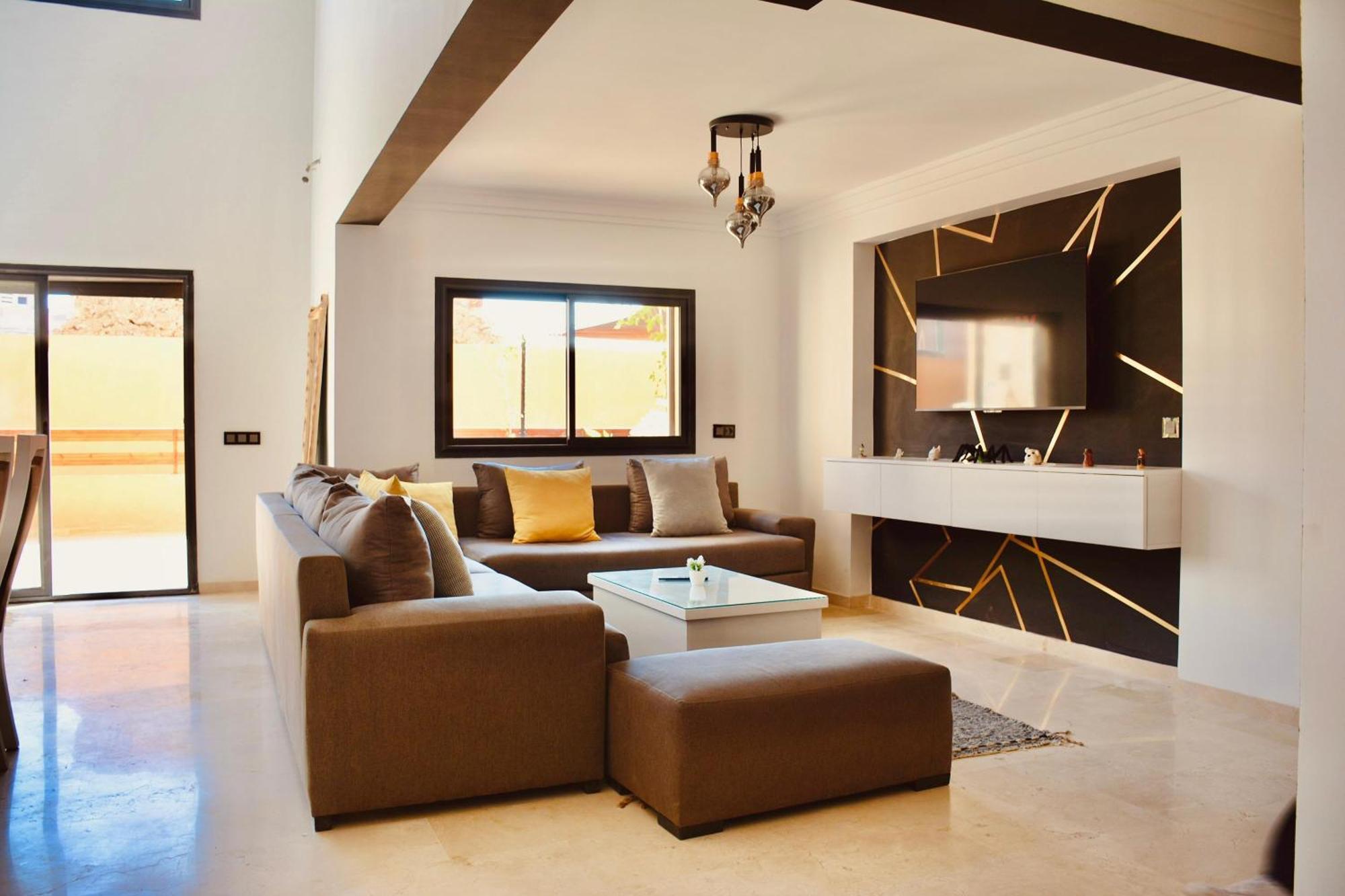 New Duplex- M Avenue , Swimming Pool , Fibre Optique Wifi , Parking , Gueliz Centre Appartement