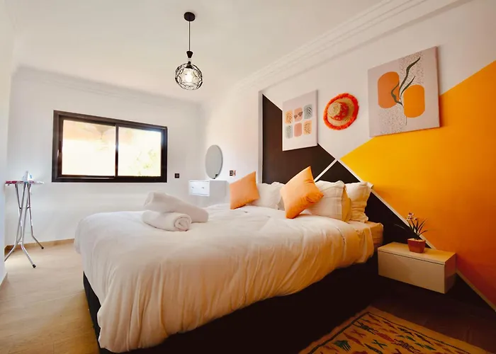 New Duplex- M Avenue , Swimming Pool , Fibre Optique Wifi , Parking , Gueliz Centre