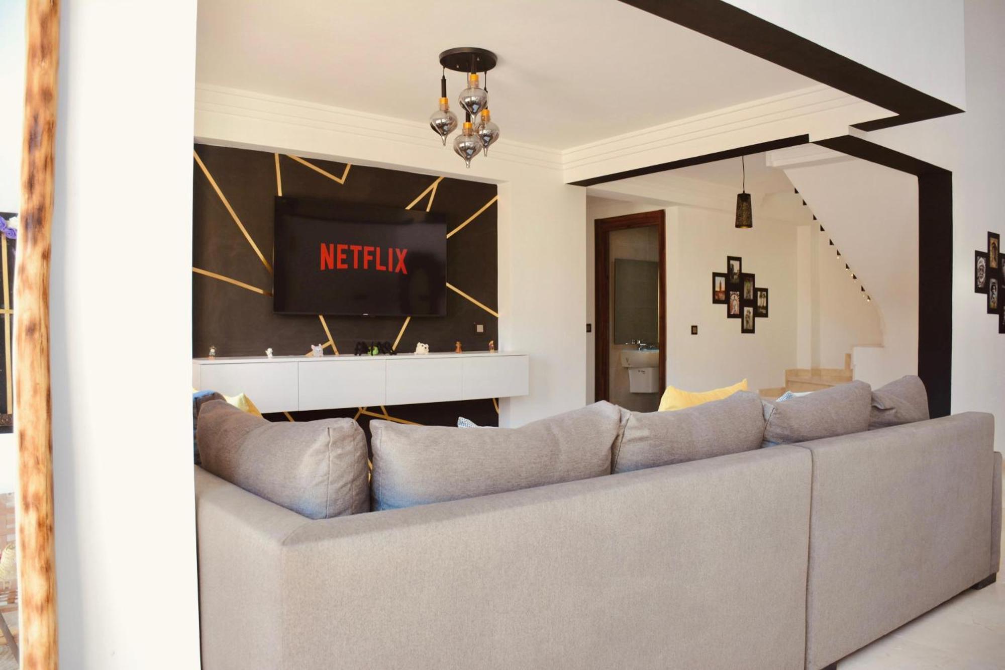 New Duplex- M Avenue , Swimming Pool , Fibre Optique Wifi , Parking , Gueliz Centre Appartement Marrakesh